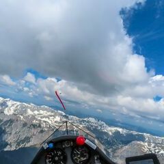 Flugwegposition um 10:07:15: Aufgenommen in der Nähe von Aflenz Land, Österreich in 2101 Meter